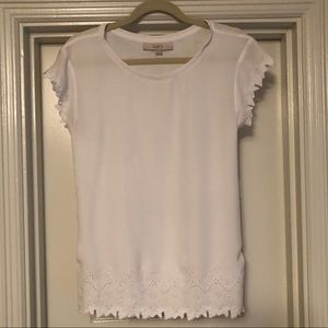 Ann Taylor Loft white shirt